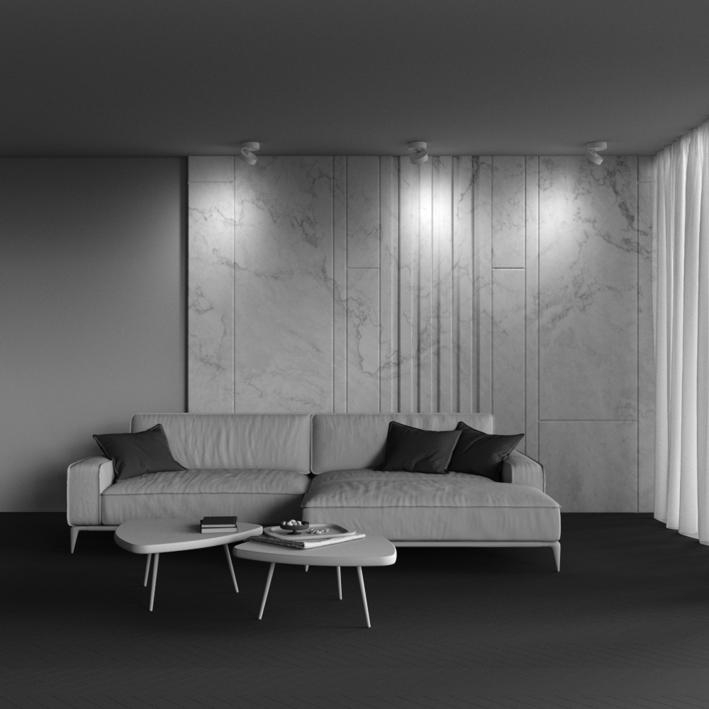 Maytoni Technical Onda Потолочный светильник цвет: белый C024CL-18W3K-W-1