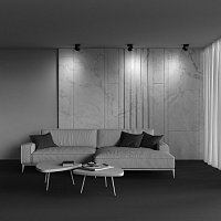 Maytoni Technical Onda Потолочный светильник цвет: черный C024CL-18W3K-B-1