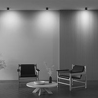 Maytoni Technical Onda Встраиваемый светильник цвет: черный DL024-12W4K-B