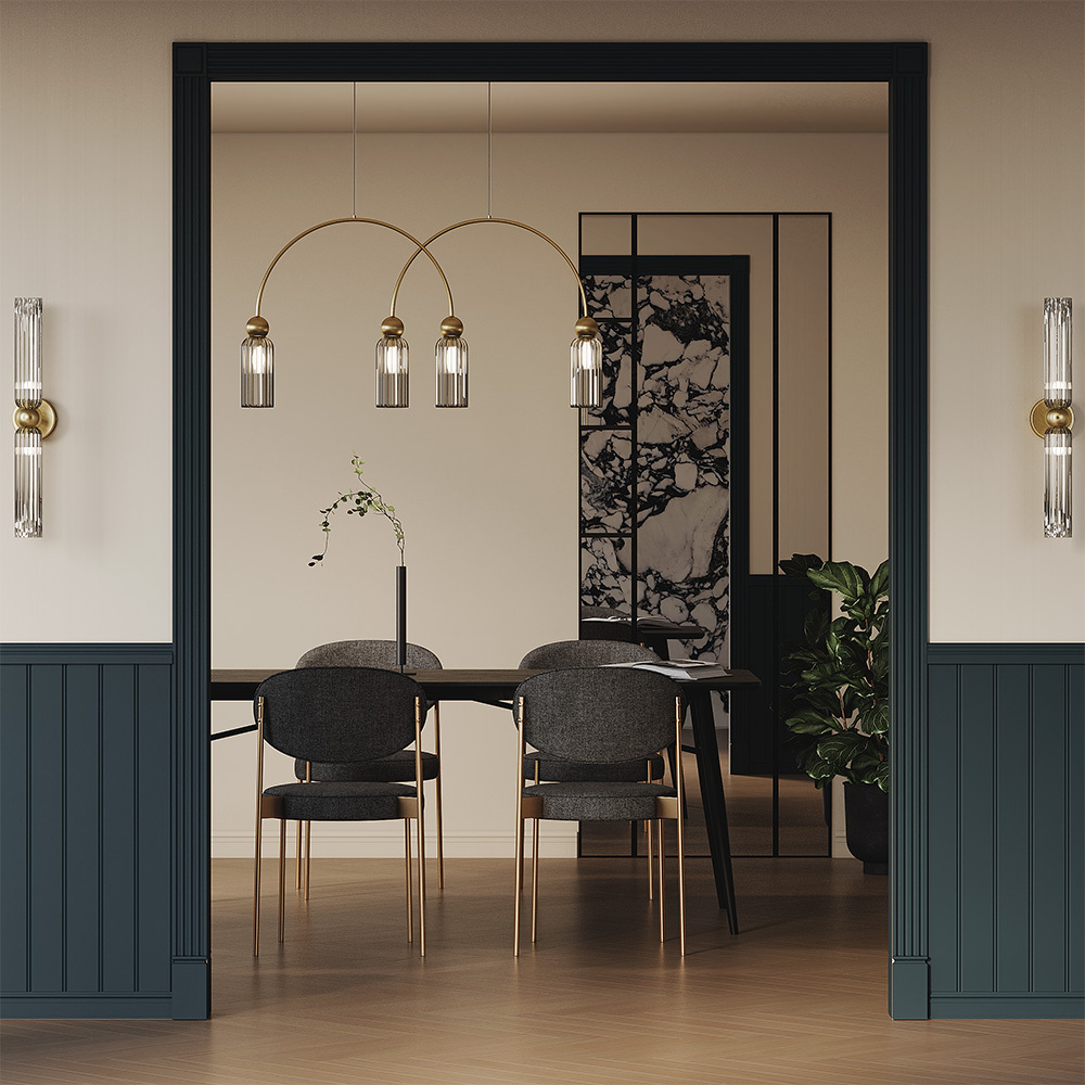 Maytoni Modern Antic Подвесной светильник цвет: золото MOD302PL-04GR