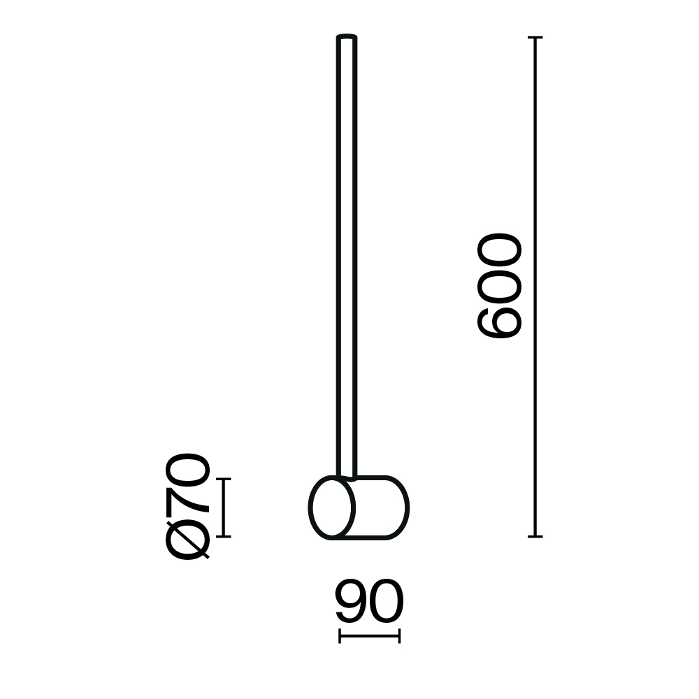 Maytoni Modern Light stick Настенный светильник (бра) цвет: латунь MOD237WL-L6BS3K