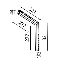 Maytoni Technical Basis Angle Трековый светильник цвет: белый TR102-24W4K-W