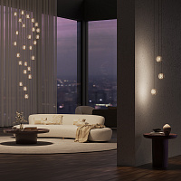 Maytoni Modern Sapphire Подвесной светильник цвет: латунь MOD293PL-L18BS3K