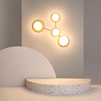 Maytoni Modern Star sky Потолочный светильник цвет: латунь MOD291CL-04BS