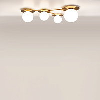 Maytoni Modern Star sky Потолочный светильник цвет: латунь MOD291CL-04BS