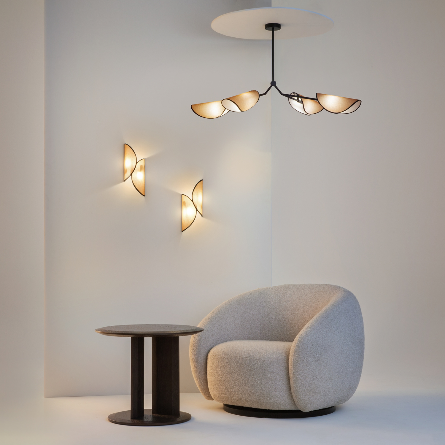 Maytoni Modern Organic Подвесной светильник цвет: черный MOD225PL-04B