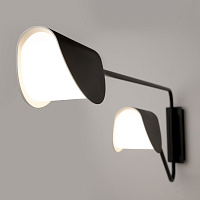 Maytoni Modern Mollis Настенный светильник (бра) цвет: черный MOD126WL-02B