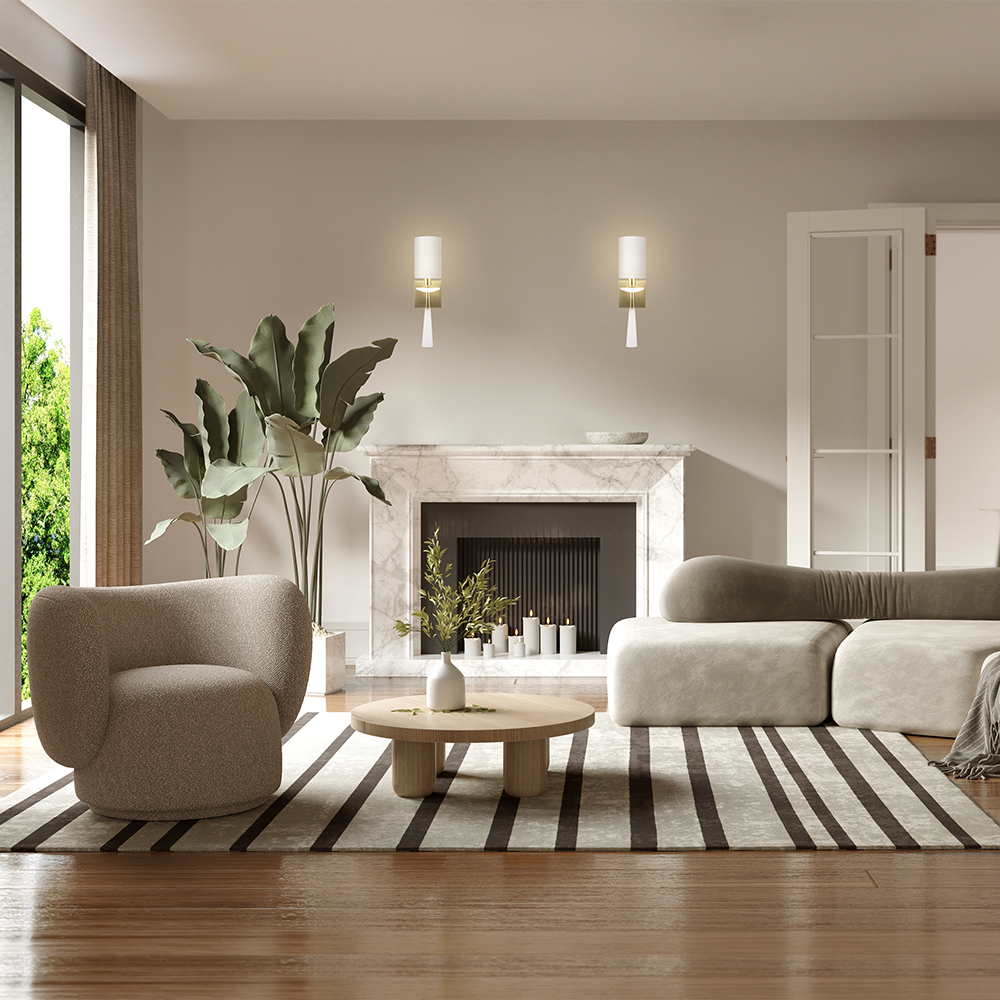 Maytoni Classic Bianco Настенный светильник (бра) цвет: латунь MOD224WL-01BS1