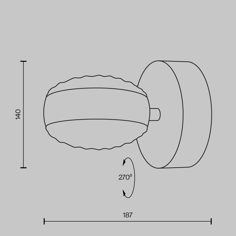 Maytoni Modern Mind Настенный светильник (бра) цвет: латунь MOD299WL-L10BS3K
