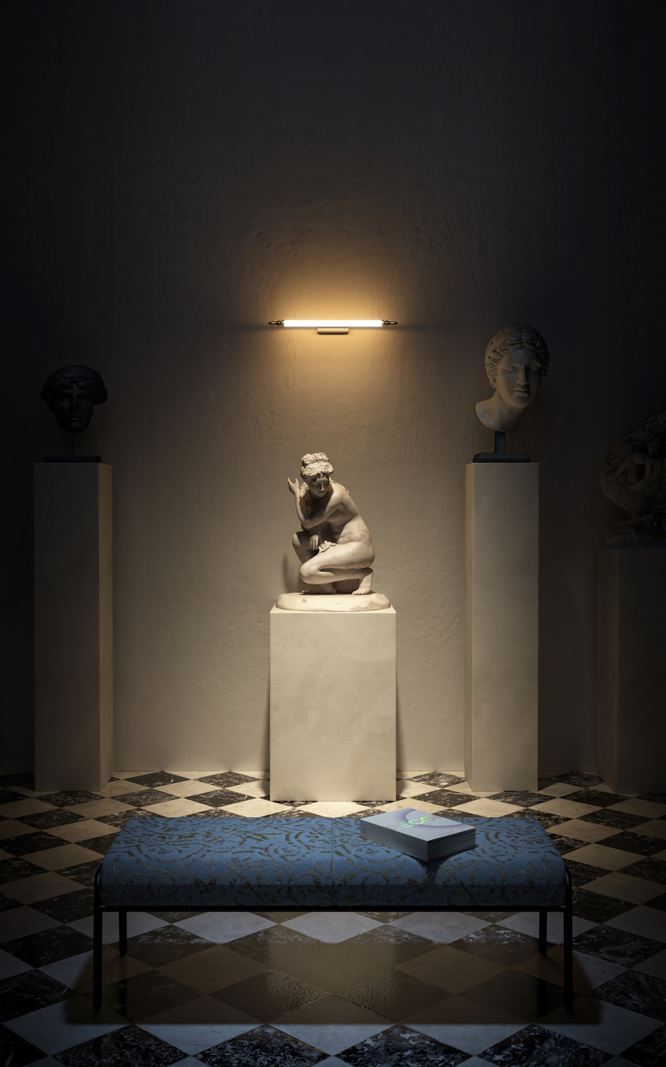 Maytoni Modern Oculus Подсветка цвет: латунь MIR014WL-L12C3K