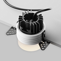 Maytoni Technical Nude Встраиваемый светильник цвет: белый DL065-12W4K-TRS-W