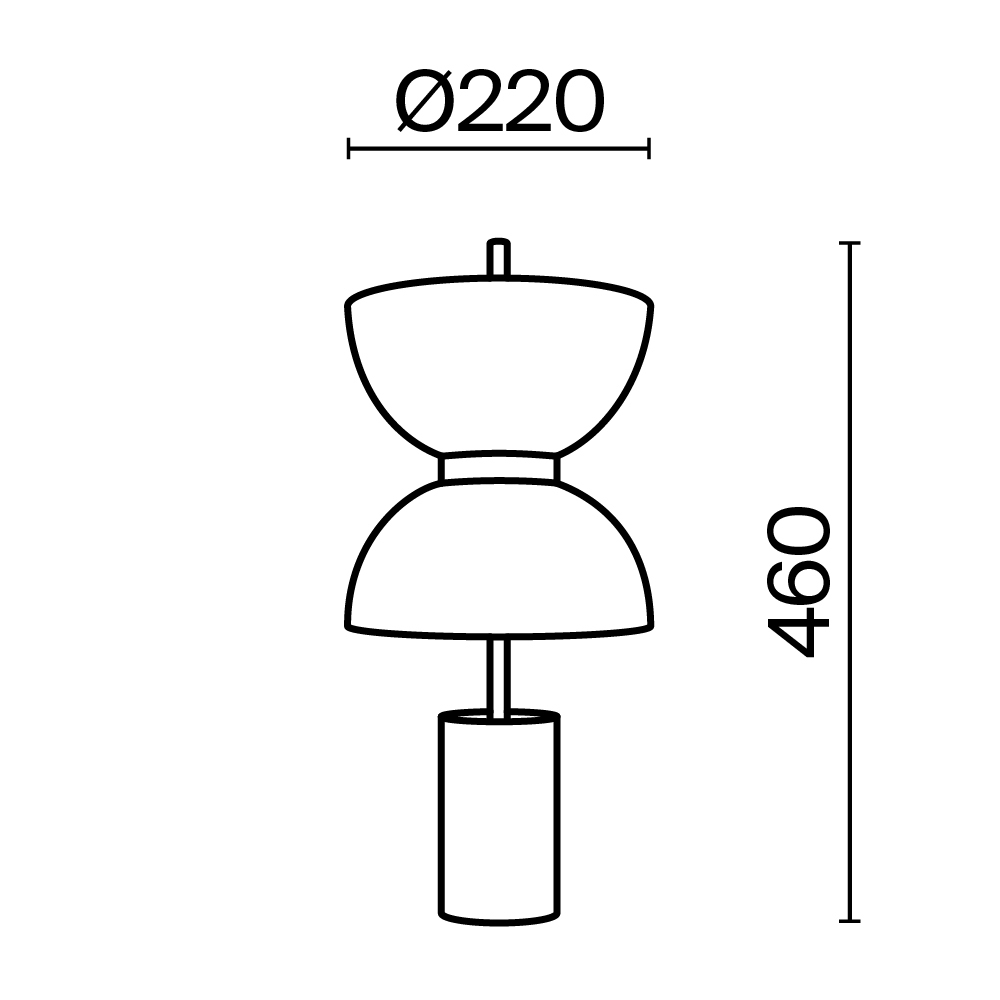 Maytoni Modern Kyoto Настольный светильник цвет: черный MOD178TL-L11B3K