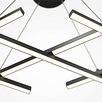 Maytoni Modern Halo Подвесной светильник цвет: черный MOD244PL-L50BK