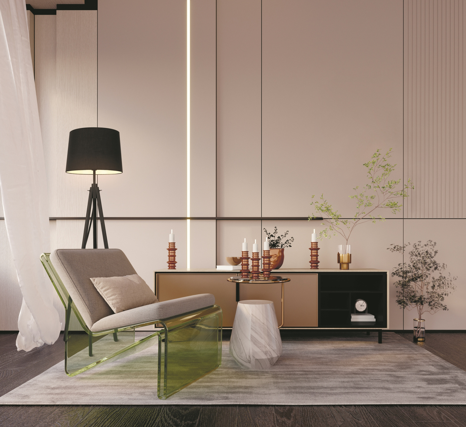 Maytoni Modern Calvin Напольный светильник (торшер) цвет: черный Z177FL-01B