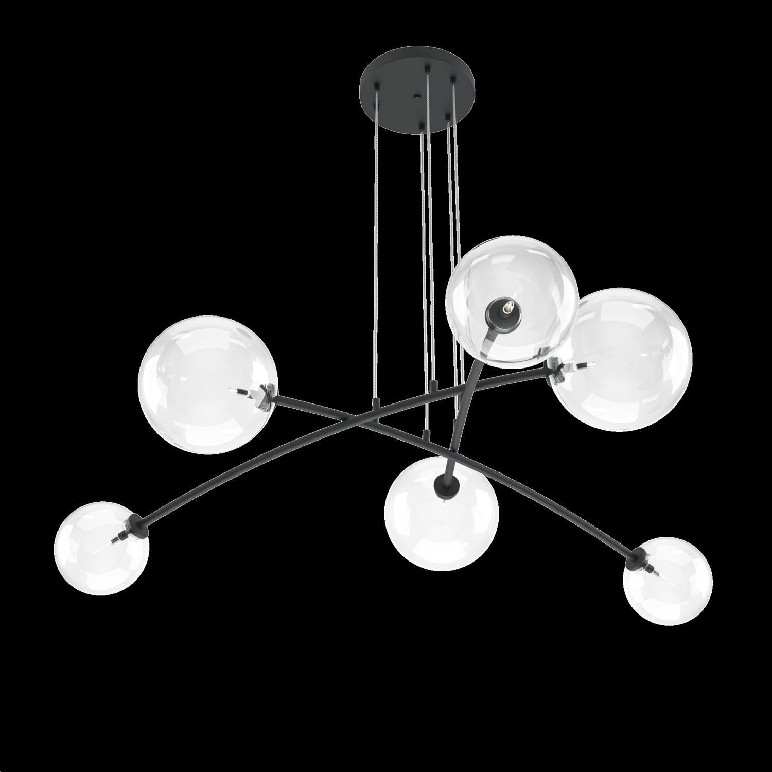 Maytoni Modern Mood Подвесной светильник цвет: черный MOD172PL-06B