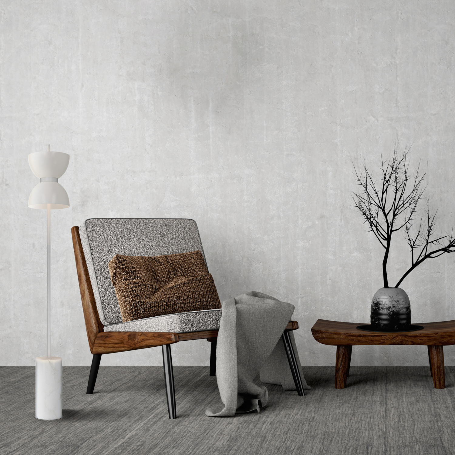 Maytoni Modern Kyoto Напольный светильник (торшер) цвет: белый MOD178FL-L11W3K