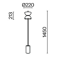 Maytoni Modern Kyoto Напольный светильник (торшер) цвет: белый MOD178FL-L11W3K
