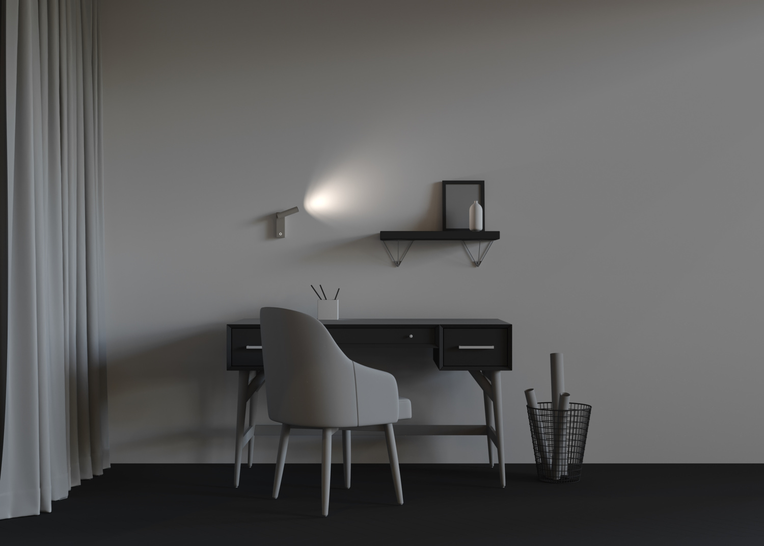 Maytoni Technical Twist Настенный светильник (бра) цвет: белый C077WL-L3W3K