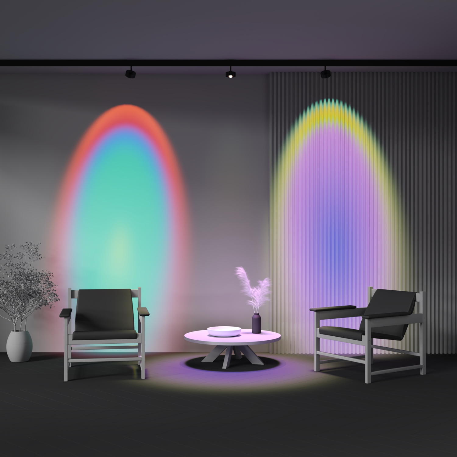 Maytoni Technical Lens Трековый светильник цвет: черный TR217-2-15W4K-B