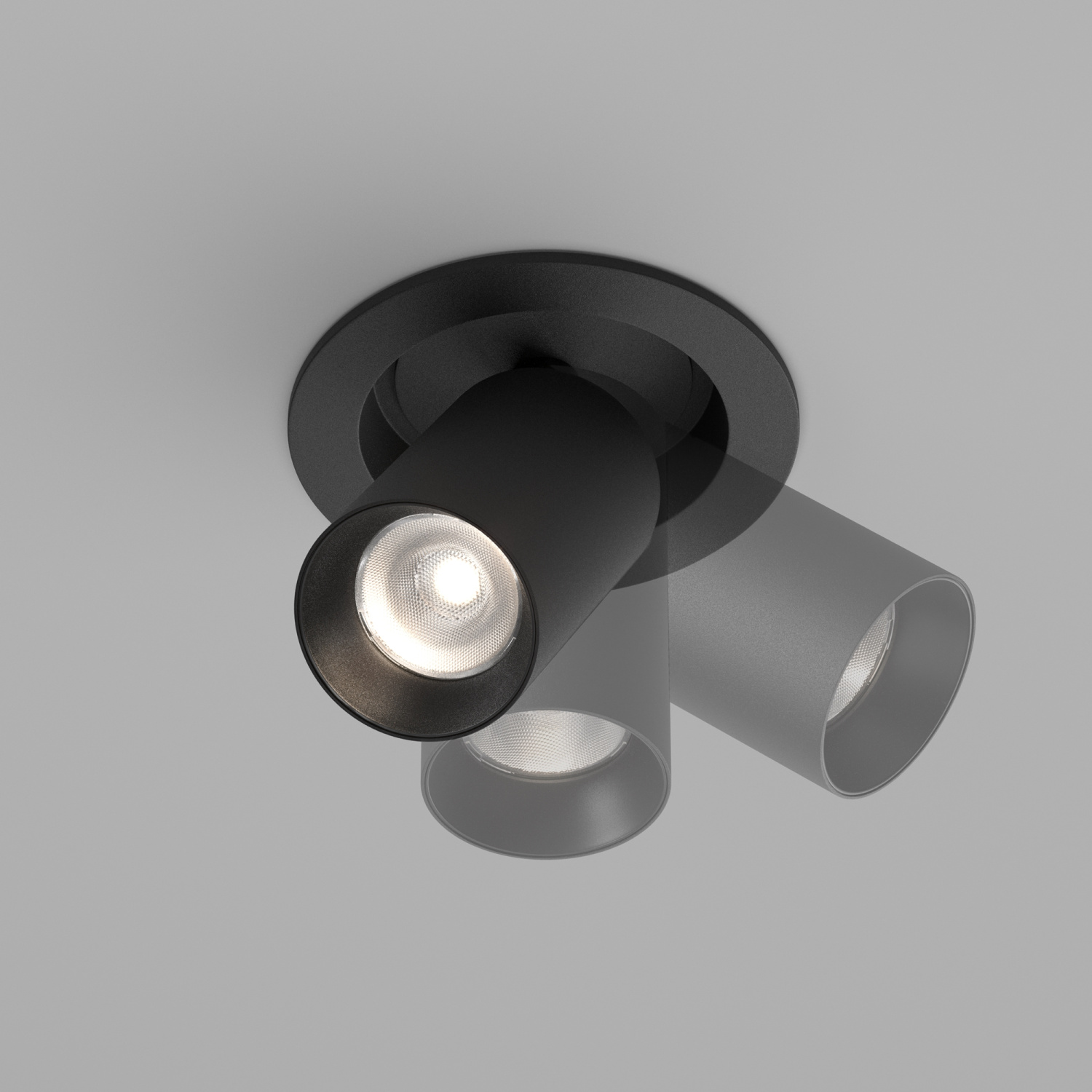 Maytoni Technical FOCUS LED Встраиваемый светильник цвет: черный C071CL-7W4K-B