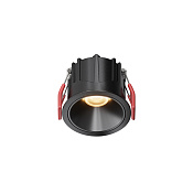 Maytoni Technical Alfa LED Встраиваемый светильник цвет: черный DL043-01-10W2.7K-RD-B