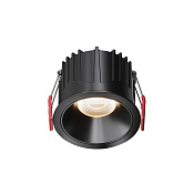Maytoni Technical Alfa LED Встраиваемый светильник цвет: черный DL043-01-15W3K-RD-B-1