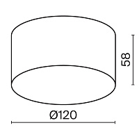 Maytoni Outdoor Zon IP Потолочный светильник цвет: белый O430CL-L15W3K