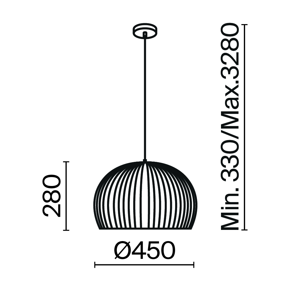 Maytoni Modern Roots Подвесной светильник цвет: черный MOD195PL-01W1