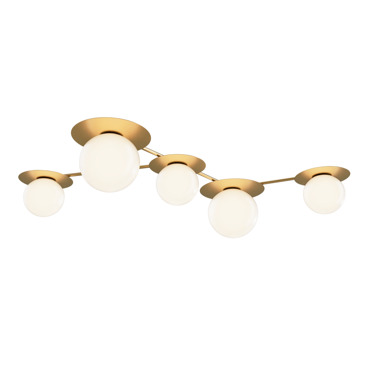 Maytoni Modern Star sky Потолочный светильник цвет: латунь MOD291CL-05BS