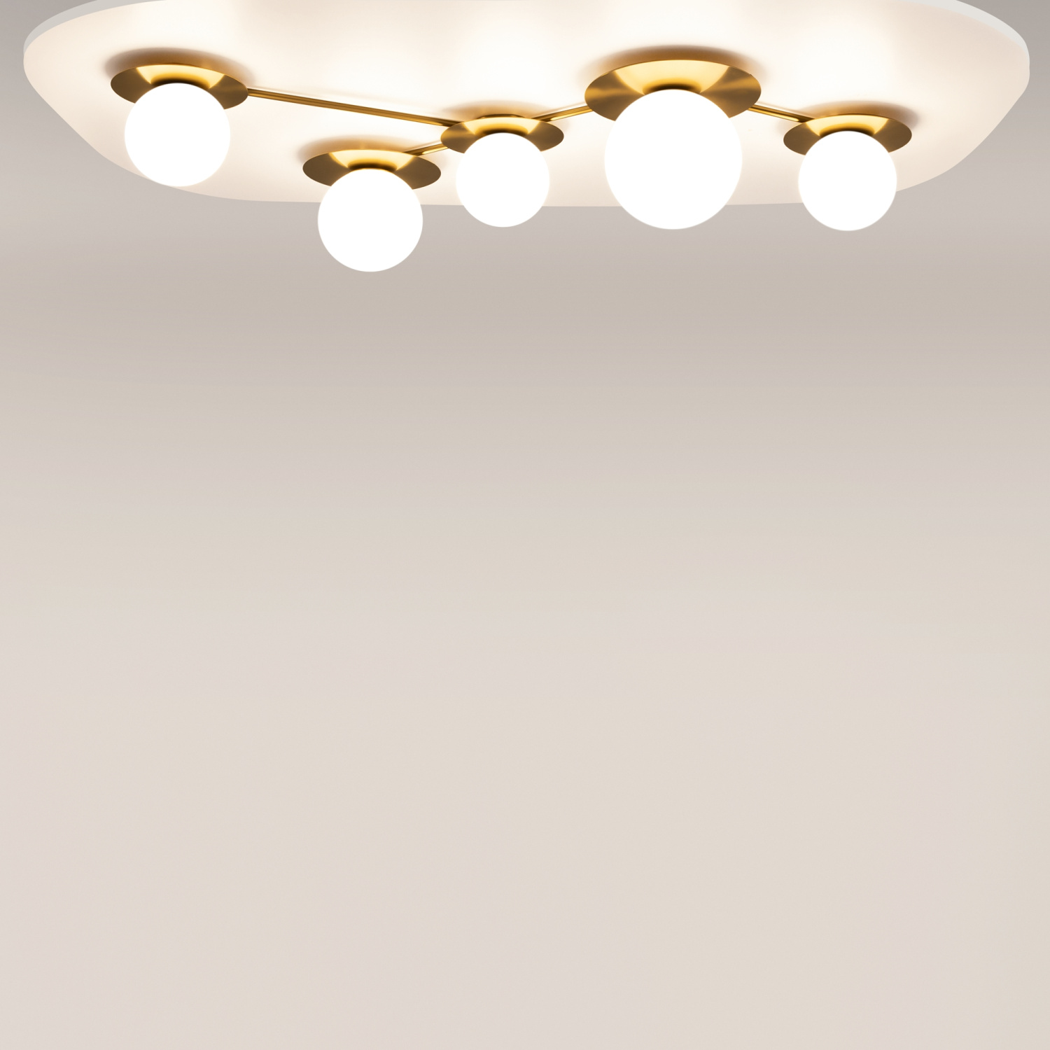 Maytoni Modern Star sky Потолочный светильник цвет: латунь MOD291CL-05BS