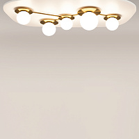 Maytoni Modern Star sky Потолочный светильник цвет: латунь MOD291CL-05BS