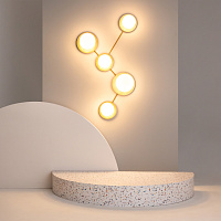 Maytoni Modern Star sky Потолочный светильник цвет: латунь MOD291CL-05BS