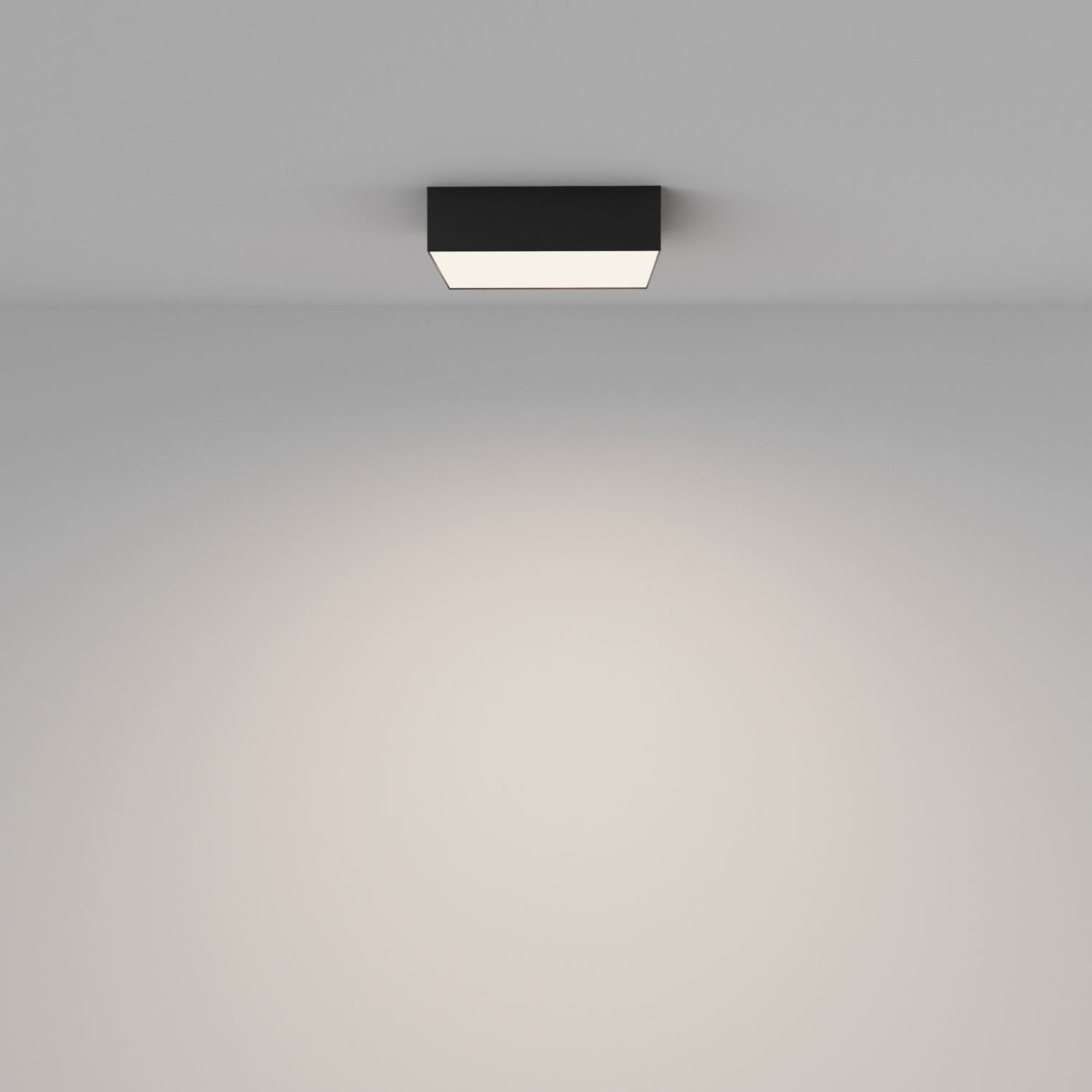 Maytoni Technical Zon Потолочный светильник цвет: черный C032CL-24W4K-SQ-B