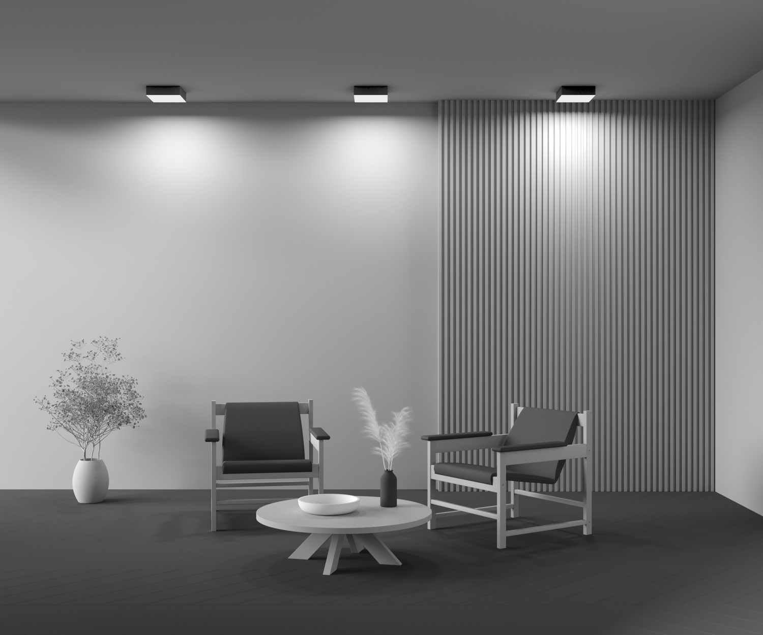 Maytoni Technical Zon Потолочный светильник цвет: черный C032CL-24W4K-SQ-B