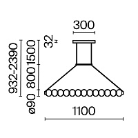Maytoni Modern Amulet Подвесной светильник цвет: золото MOD555PL-L18G3K