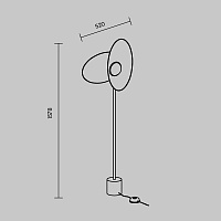 Maytoni Modern Evolution Напольный светильник (торшер) цвет: черный MOD396FL-L10W3K