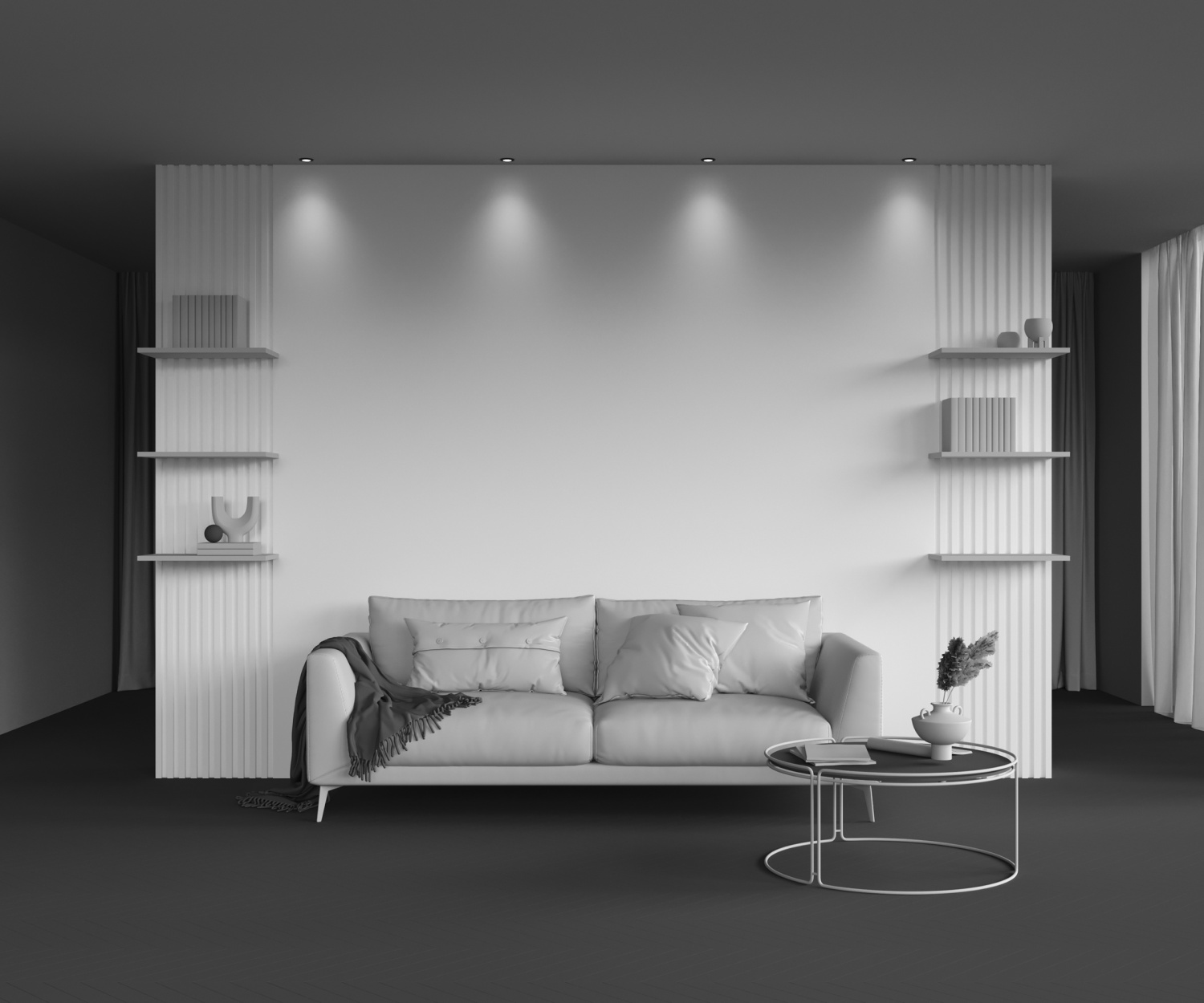 Maytoni Technical Round Встраиваемый светильник цвет: черный DL058-7W3K-B