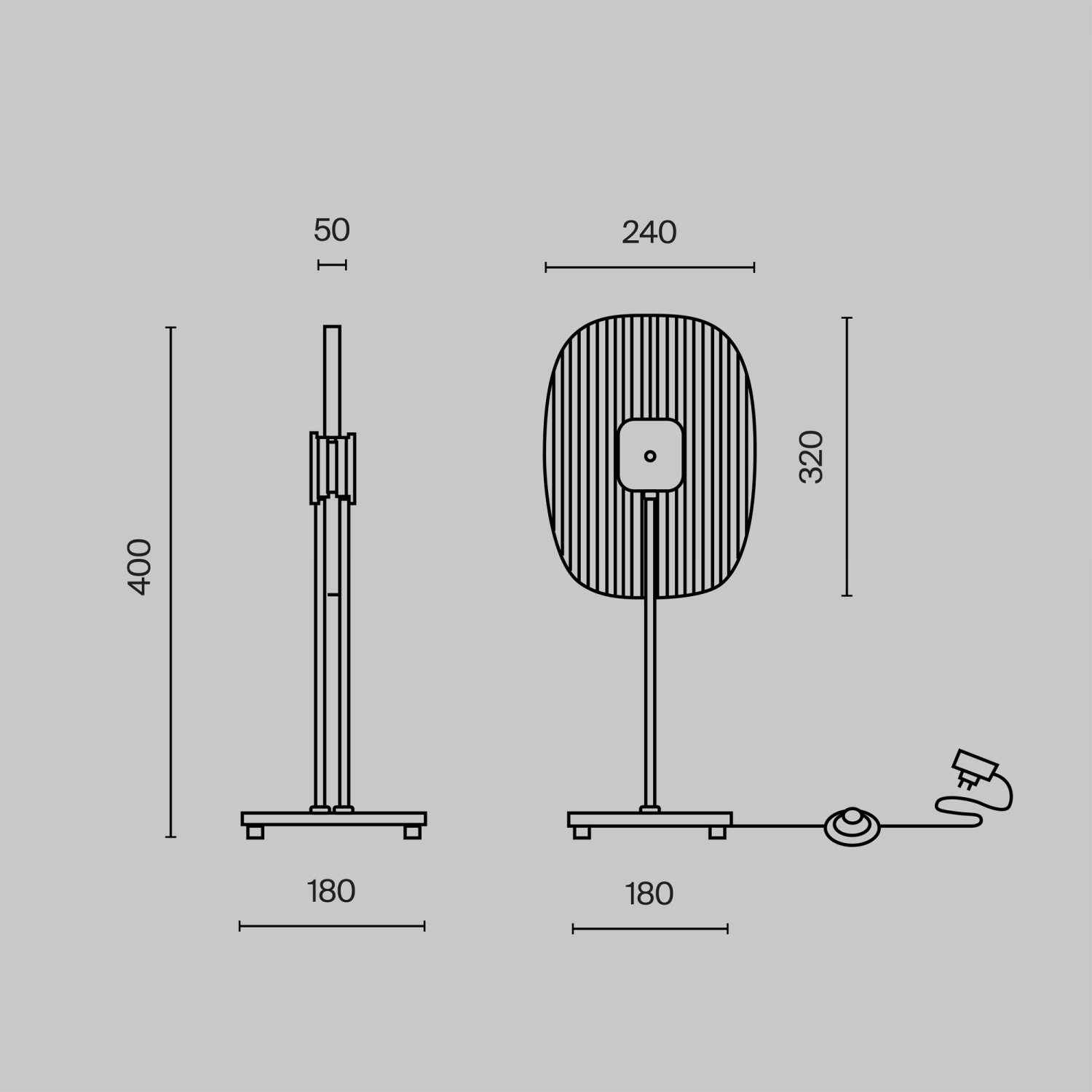 Maytoni Modern Eclipse Настольный светильник цвет: черный MOD152TL-L1BK