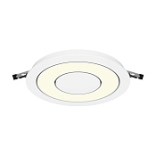 Maytoni Technical Vector Встраиваемый светильник цвет: белый DL102-12W3K-W