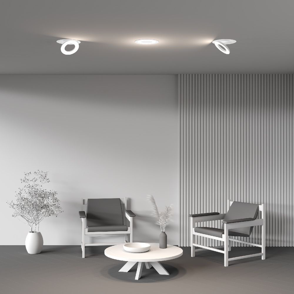 Maytoni Technical Vector Встраиваемый светильник цвет: белый DL102-12W4K-W