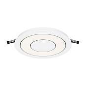 Maytoni Technical Vector Встраиваемый светильник цвет: белый DL102-12W4K-W