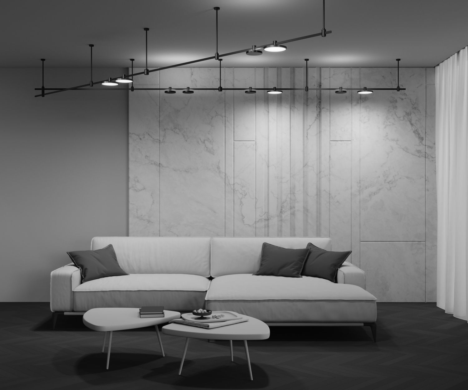 Maytoni Technical Plato Трековый светильник цвет: черный TR153-1-10W4K-B