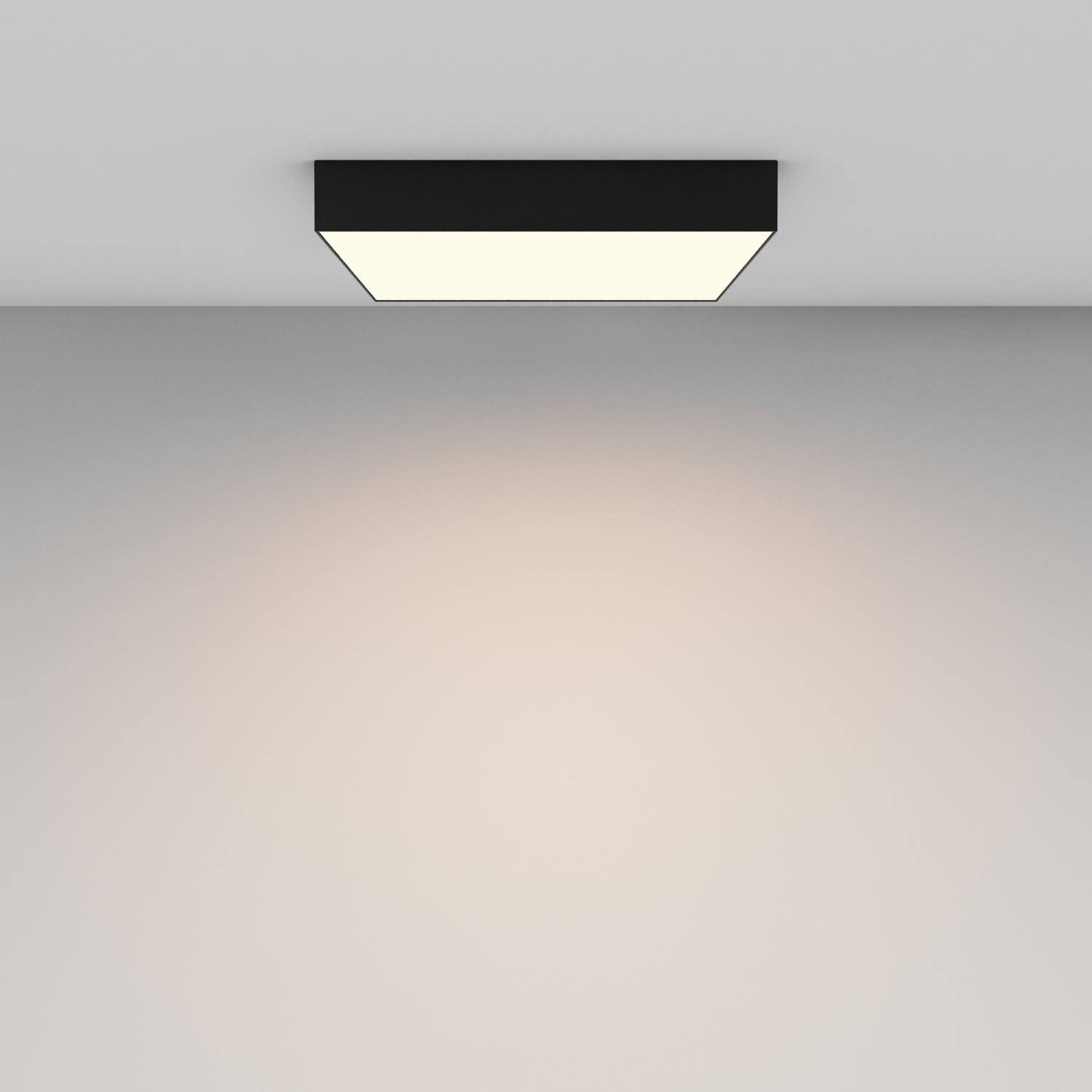 Maytoni Technical Zon Потолочный светильник цвет: черный C032CL-45W3K-SQ-B