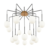 Maytoni Modern Branch Подвесной светильник цвет: черный и золото MOD176PL-16G