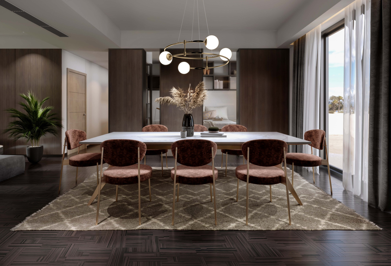 Maytoni Modern Balance Подвесной светильник цвет: золото MOD317PL-04G