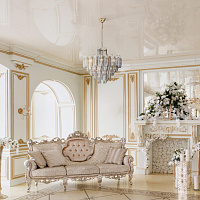 Maytoni Classic Flare Подвесной светильник цвет: золото DIA200PL-08G