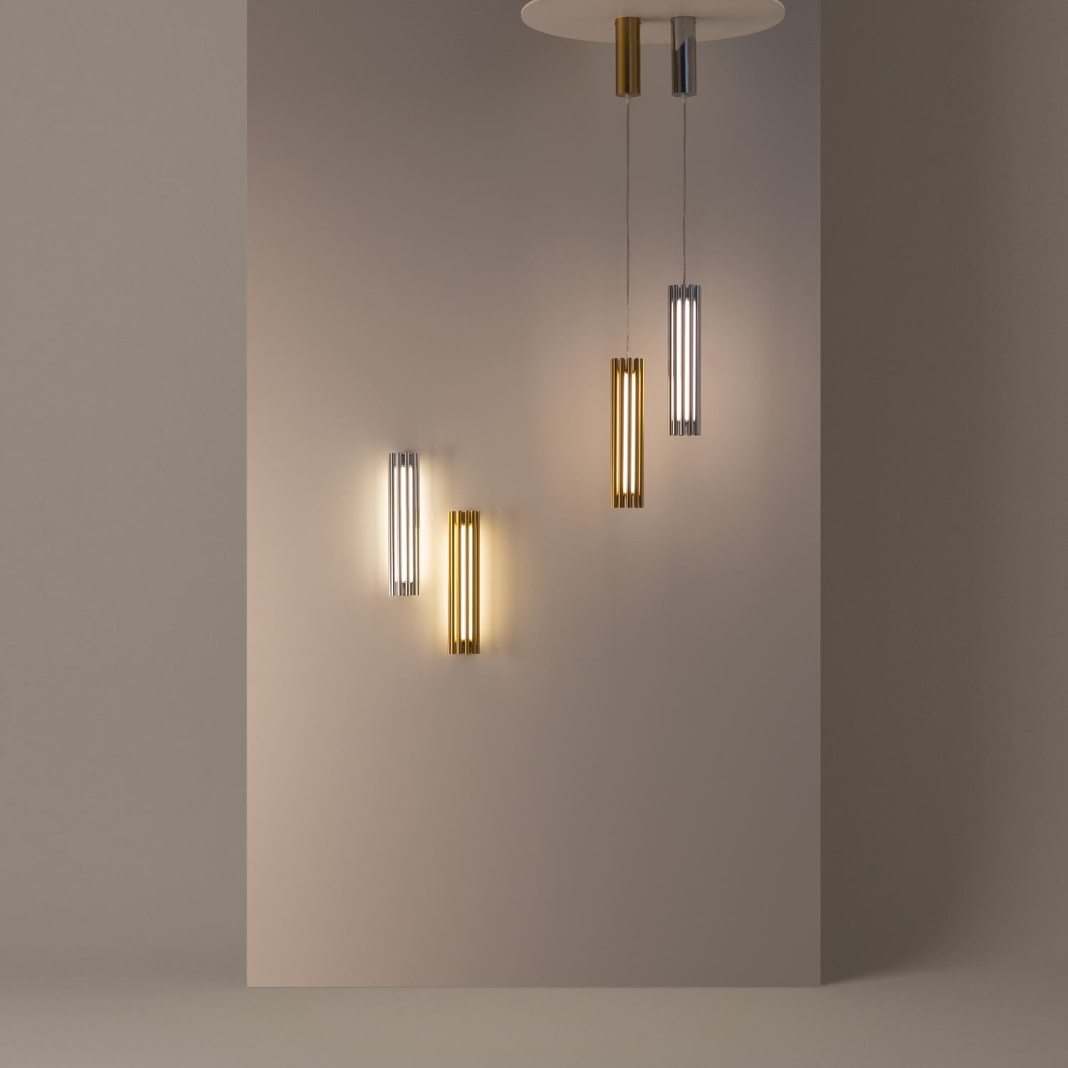 Maytoni Modern Sonata Настенный светильник (бра) цвет: латунь MOD410WL-L12BS3K