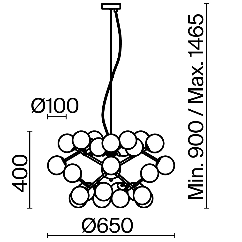 Maytoni Modern Dallas Подвесной светильник цвет: золото MOD545PL-24BS