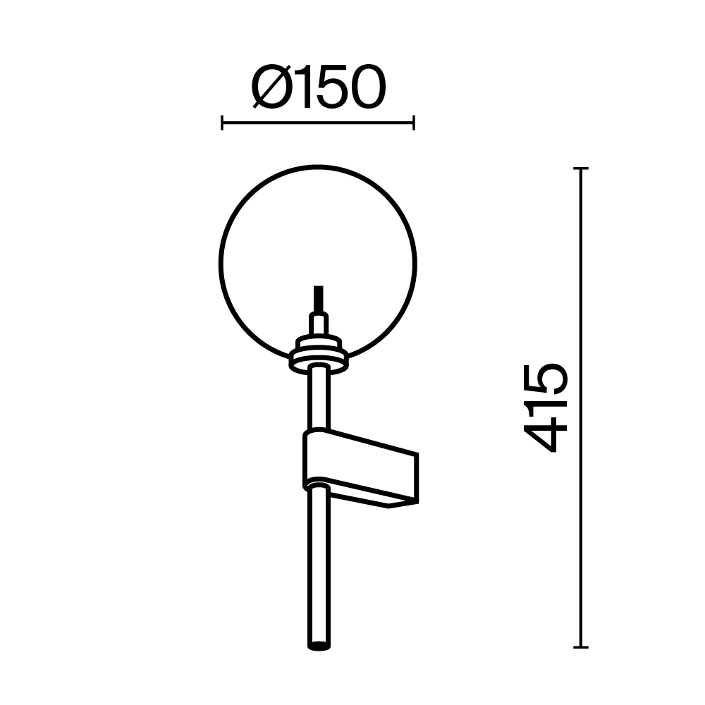 Maytoni Modern Mood Настенный светильник (бра) цвет: черный MOD172WL-01B
