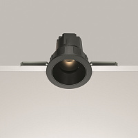 Maytoni Technical Wise Встраиваемый светильник цвет: черный DL057-7W3K-B